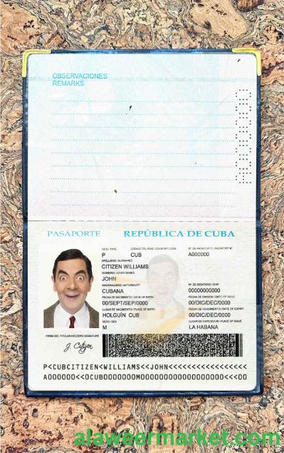 Cuba passport photo look